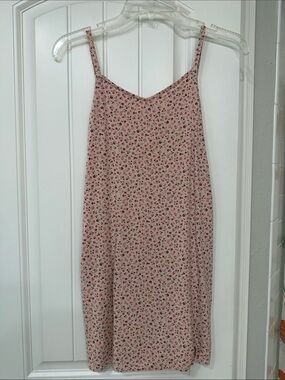 abercrombie kids Girls Pink Floral Slip Dress with pockets